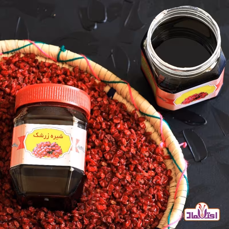 شیره زرشک خالص 400 گرمی اعتماد ( رب زرشک )