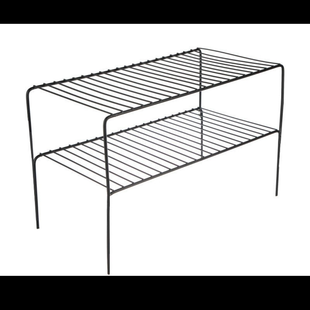 راف (نظم دهنده کابینت) مشکی رنگ پودری استاتیک مفتول کلفت