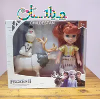 عروسک جعبه ای فروزن با گوزن و اولاف