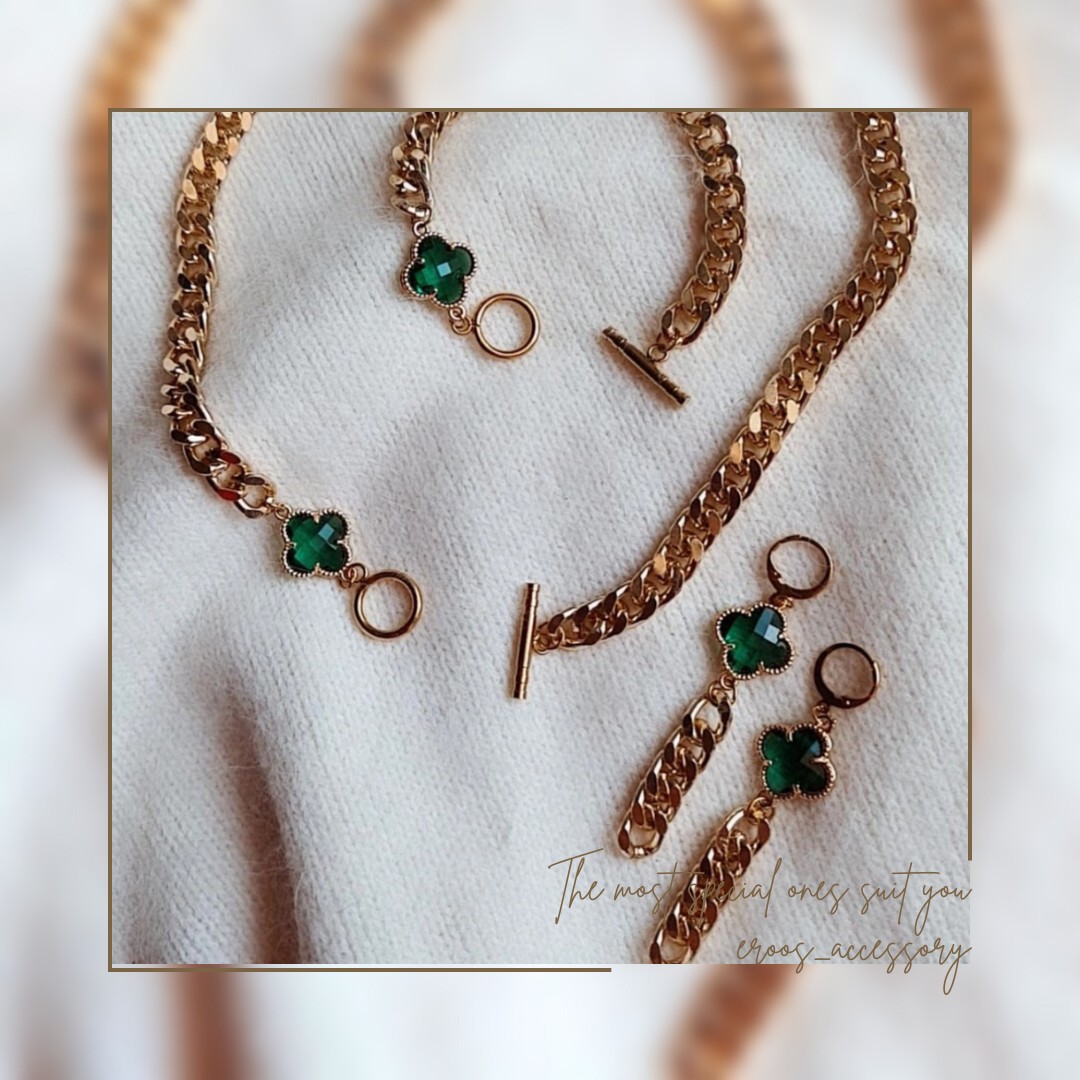 ست کارتیر قفل T با پلاک کریستالی، کد297