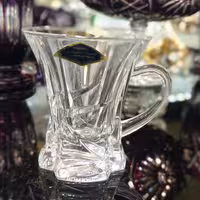 فنجان کریستال اصل چک برند بوهمیا مدل 