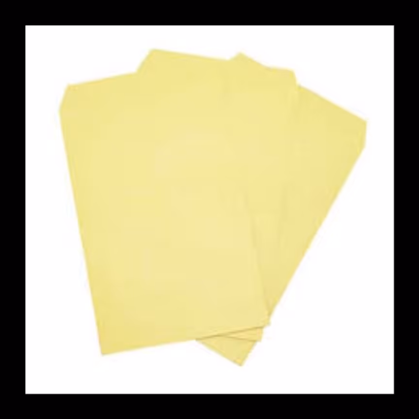 پاکت آ 5 زرد بسته  50 عددی 