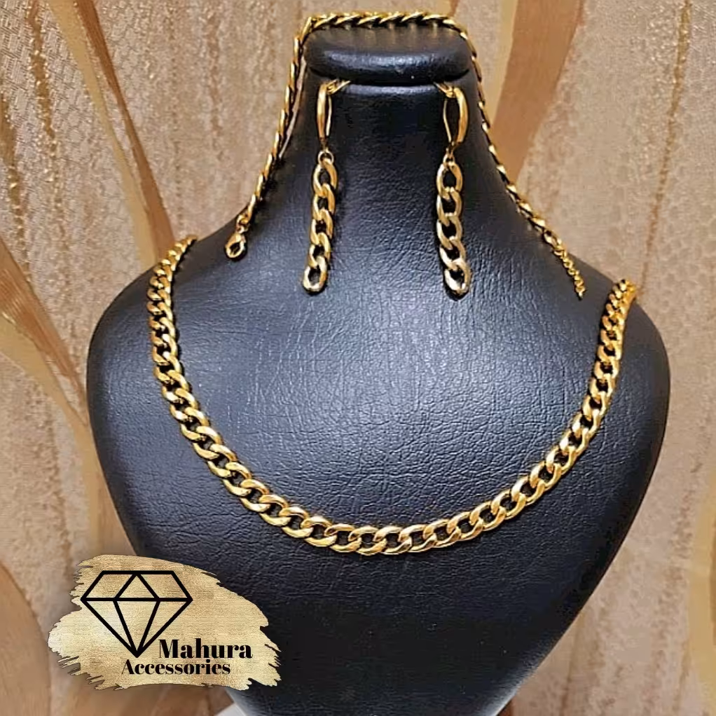 ست کارتیر طلایی استیل  آبکاری طلا شده