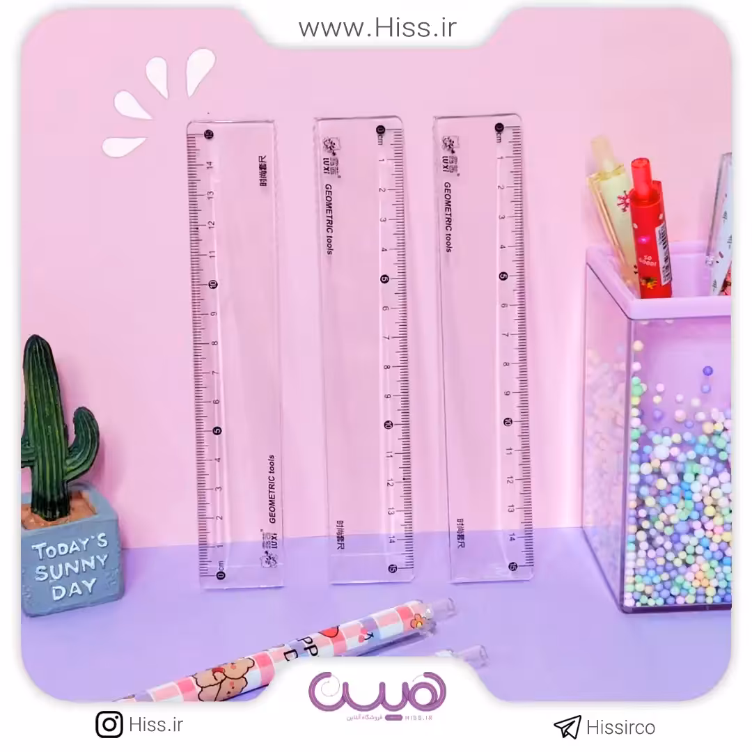 خط کش ساده 15 سانتی