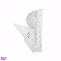 ست خط کش فانتزی کد SKHGNF1 مجمموعه ۴ عددی