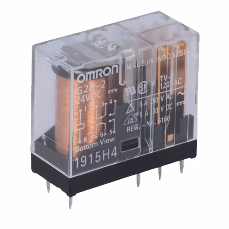 رله شیشه ای امرن 5 آمپر G2R-2-24DC