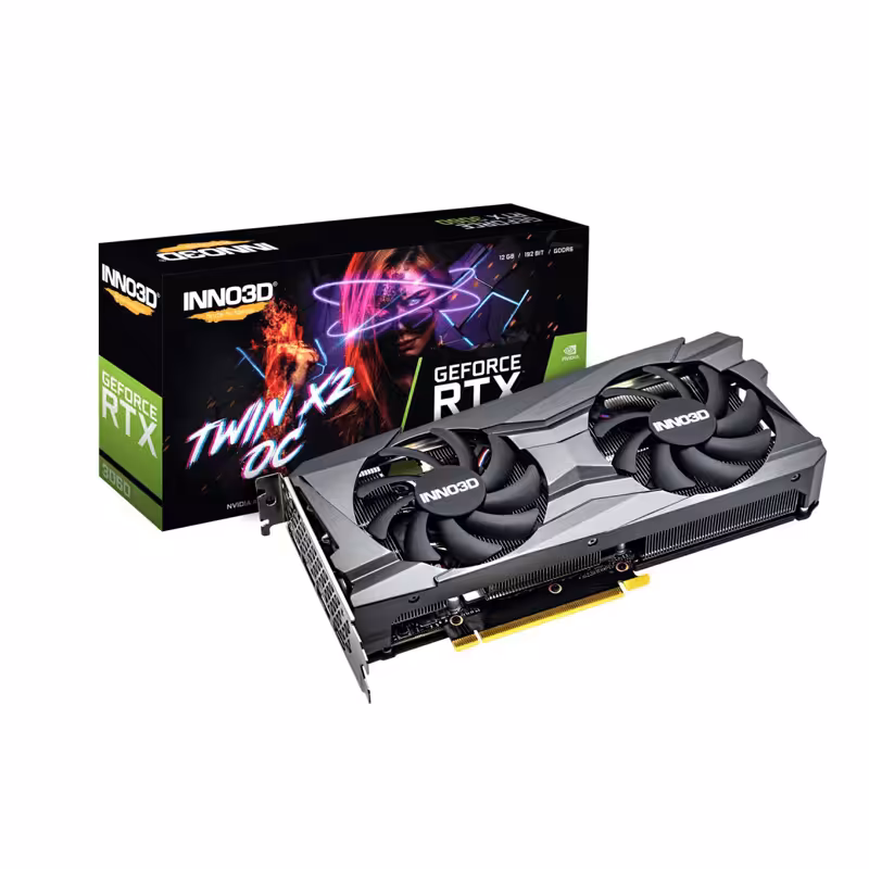 کارت گرافیک اینو تری دی INNO3D GEFORCE RTX 3060 TWIN X2 ظرفیت 8گیگابایت