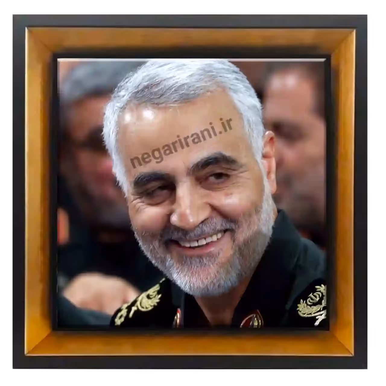 تابلو کاشی شهید حاج قاسم  سلیمانی مدل 2ZG91