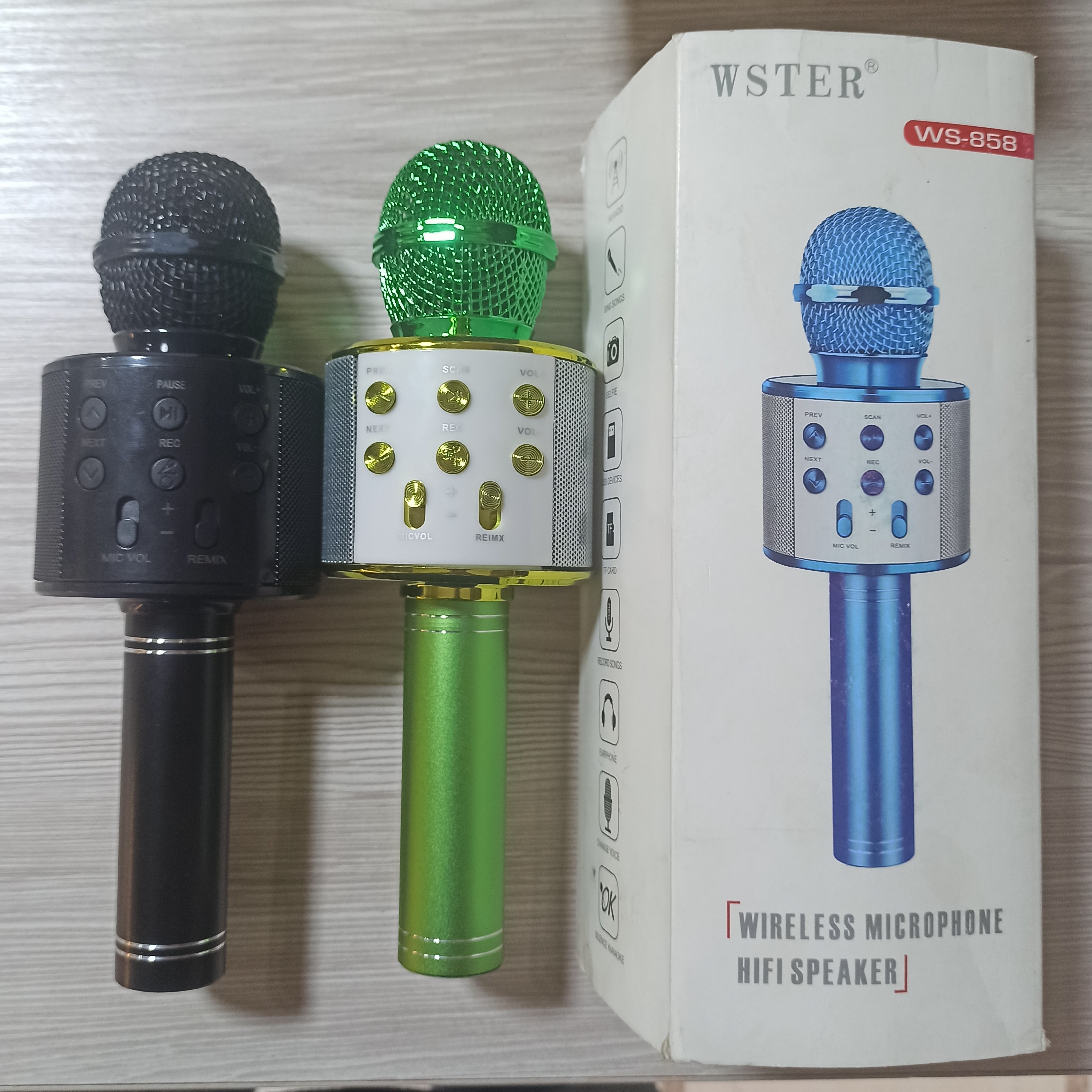 میکروفون و اسپیکر رم خور و بلوتوثی wester..ws-858