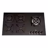 اجاق گاز صفحه ای بیمکث 5 شعله مدل MG 5097 مشکی