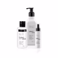 ژل شستشوی پوست چرب و آکنه ای لایف توبی به همراه تونر روشن کننده و قابض منافذ پوست چرب لایف توبی و لوسیون روشن کننده و آبرسان بدن لایف توبی