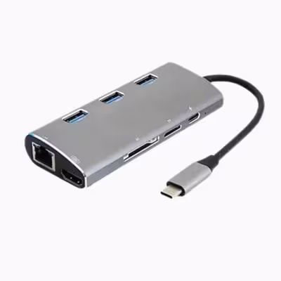 هاب 8 پورت Type C کی نت K-MFCMS808