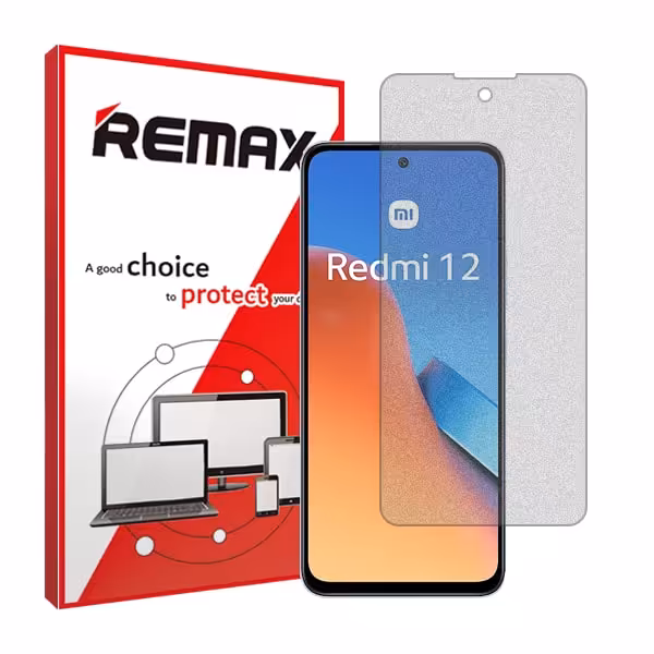 گلس شیائومی Redmi 12 مدل هیدروژلی مات برند ریمکس کد S