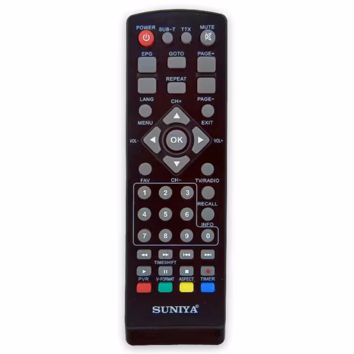 کنترل گیرنده دیجیتال سونیا SUNIYA مدل دنای