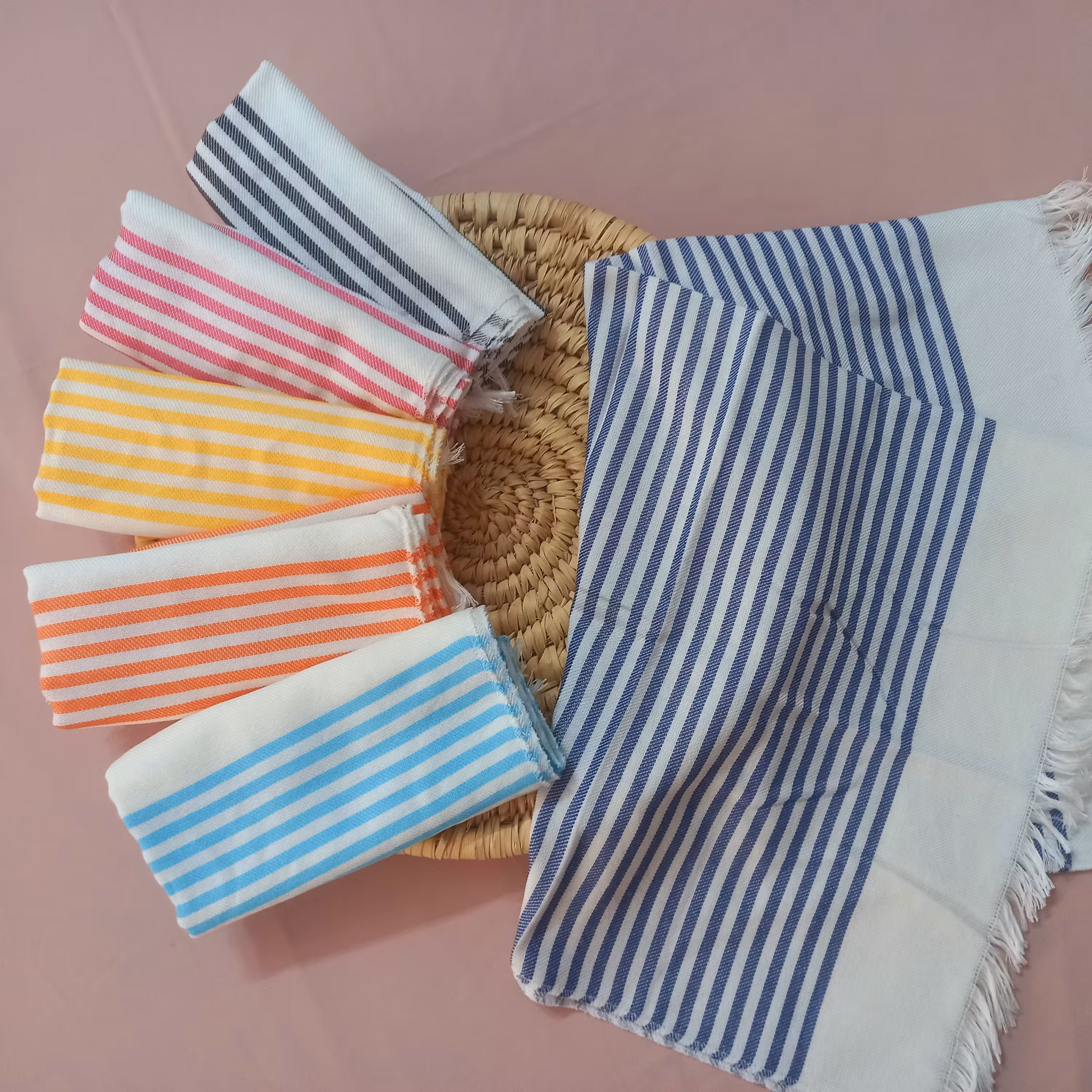 دستمال خشک کن ظروف نخ خالص(60 در 70)