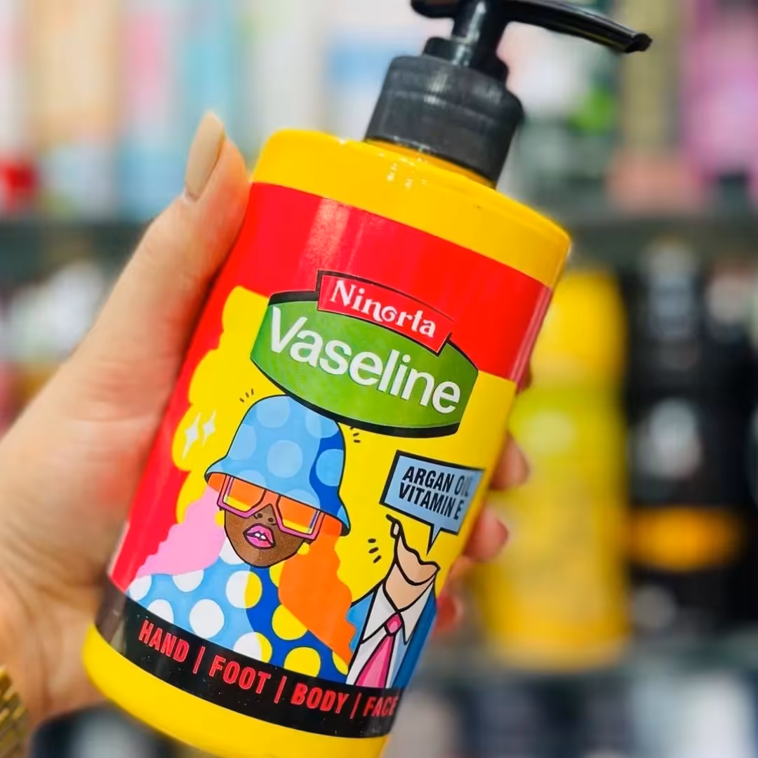 وازلین پمپی بدون بو