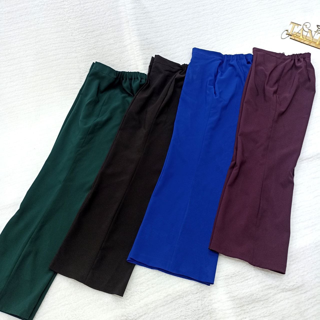 شلوار راسته مجلسی سایز بزرگ سوپر مازراتی سایزبندی از 50 تا 60 