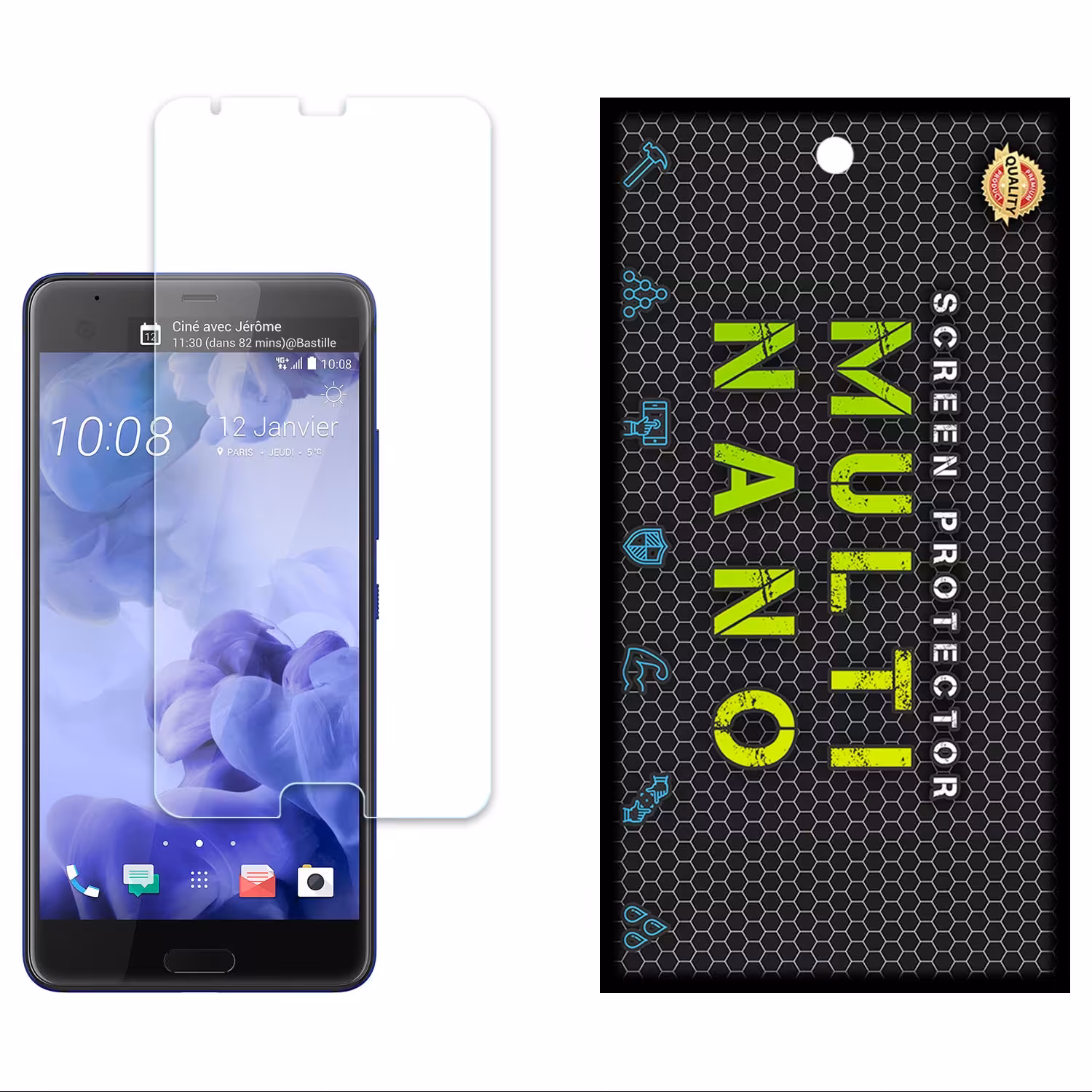 محافظ صفحه مولتی نانو مدل X-S1N برای موبایل اچ تی سی U Ultra