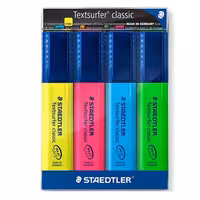 خرید ماژیک علامت زن کلاسیک استدلر مدل Textsurfer Classic بسته 4 رنگ