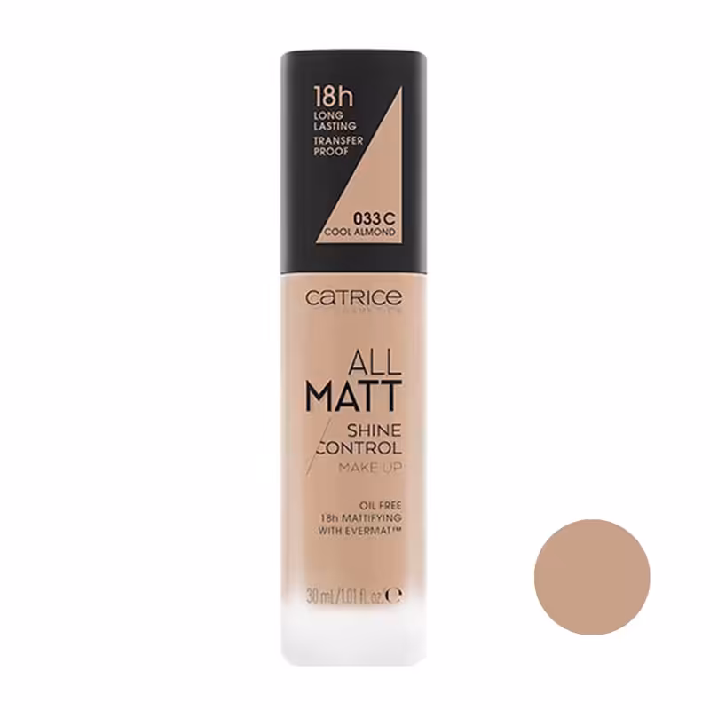 کرم پودر کاتریس مدل All Matt شماره 033C حجم 30 میلی لیتر