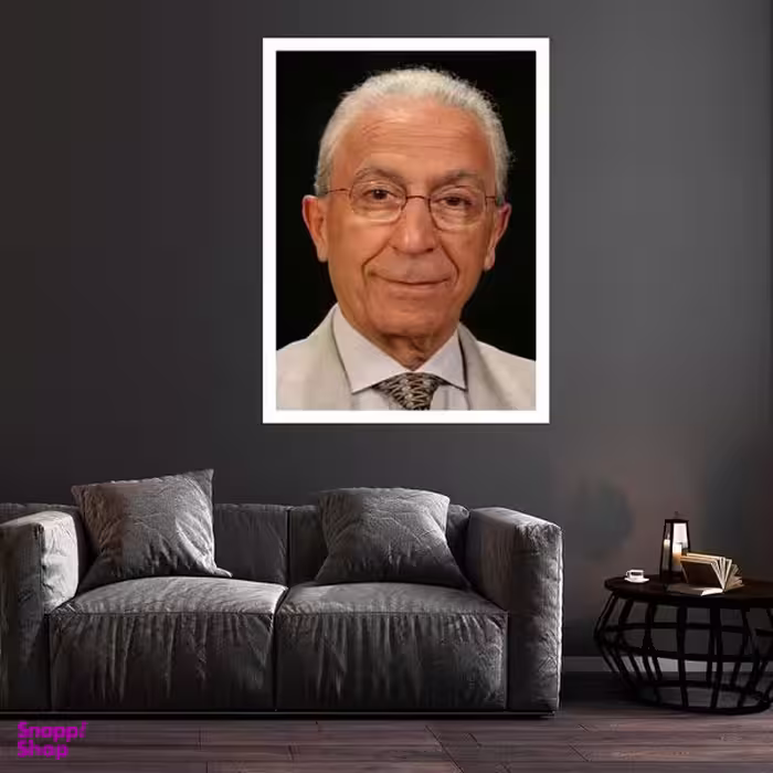 تابلو بکلیت طرح مشاهیر ایران مجید سمیعی مدل قاب شاسی W-S9825