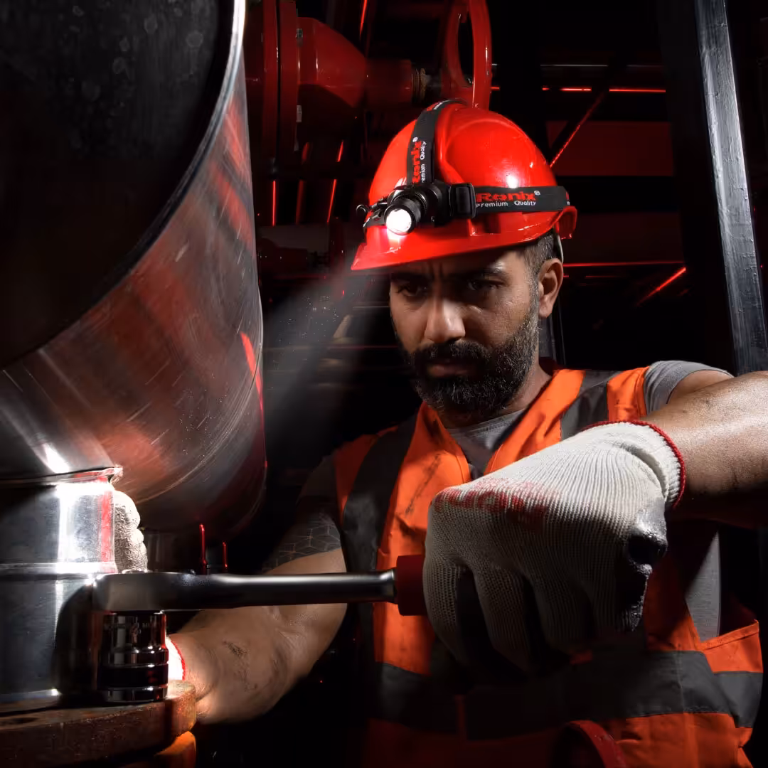 چراغ قوه پیشانی 50 متر 90 لومن مدل RH-4281 رونیکس