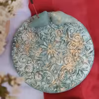 جاعود پرنده دار،قطر15سانت،کارشده با دست،قابل شستشو