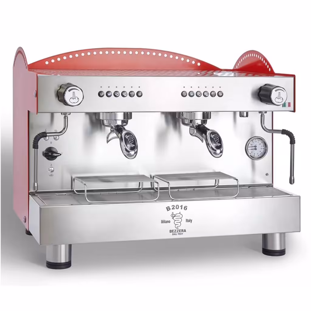 اسپرسو بیزرا مدل B2016 DE قرمز دو گروپ