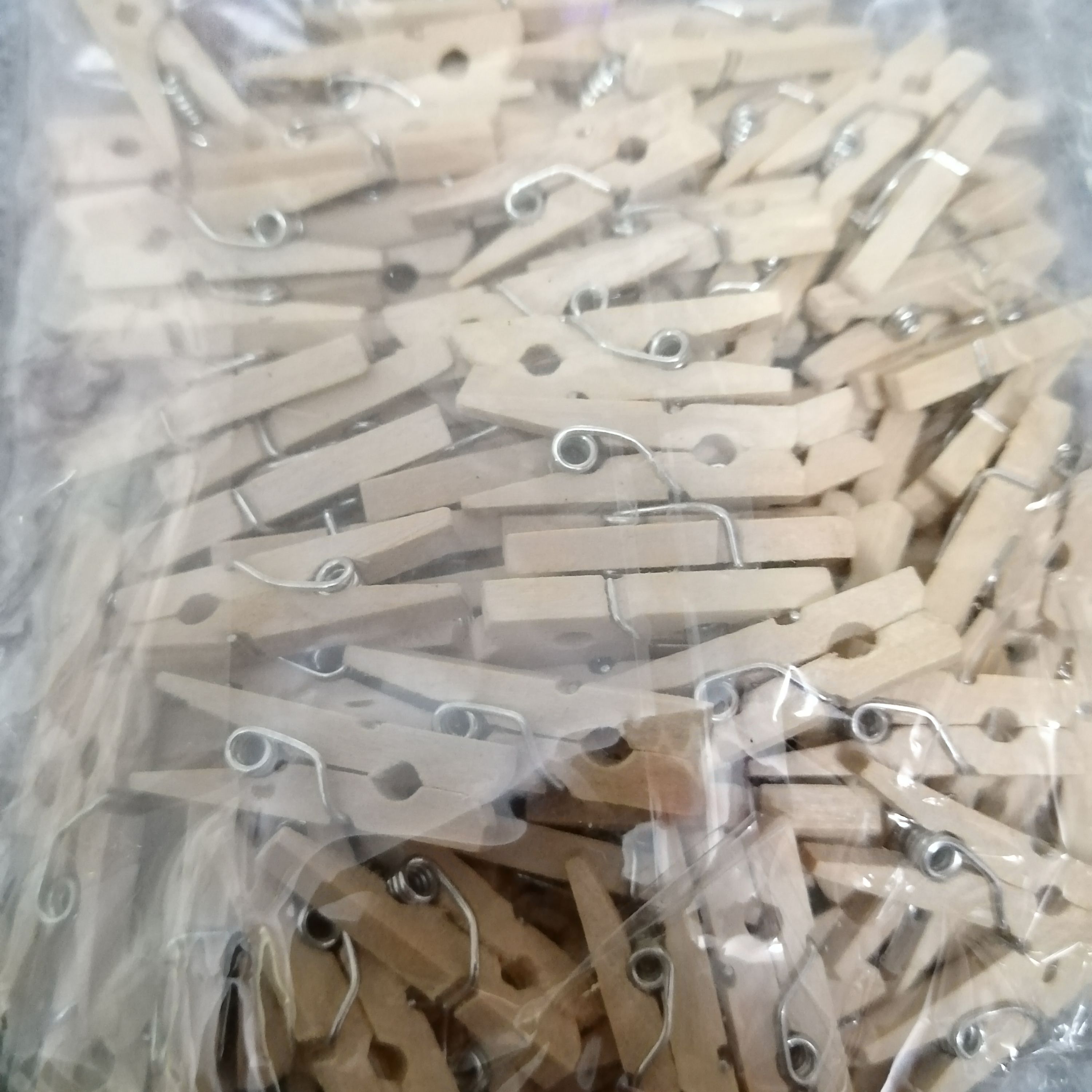 گیره چوبی 2 و نیم سانتی بسته 10 عددی