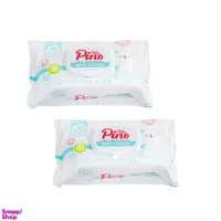 دستمال مرطوب کودک پینو بیبی مدل P1149 دو بسته 120 عددی