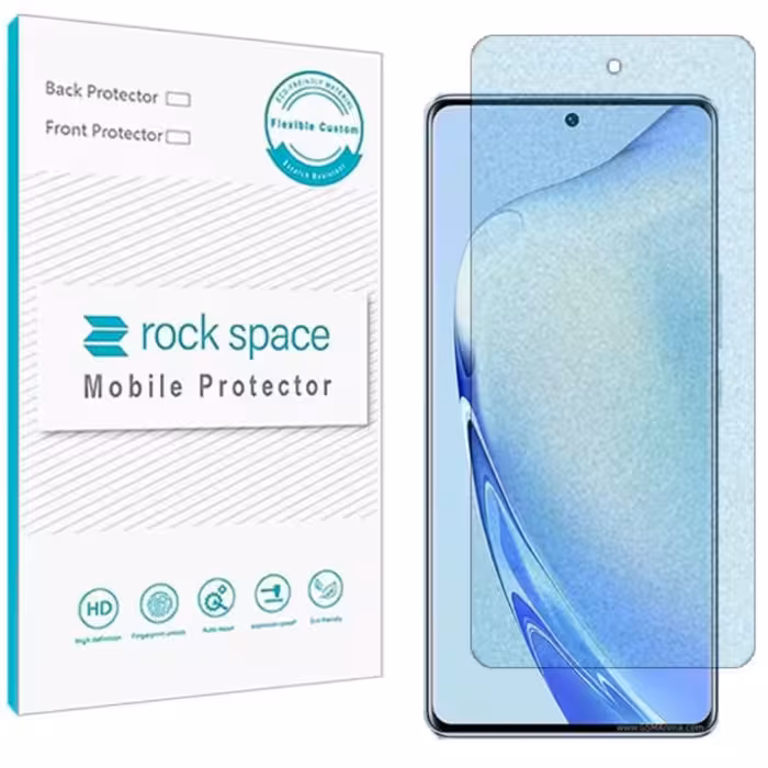  گلس نانو مات بلوکات (ضد اشعه آبی) و ضد ضربه گوشی ویوو V27 برند راک اسپیس   