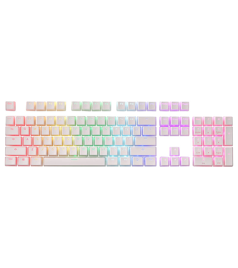 خرید کلید کیبورد ردراگون Redragon PBT Scarab Pudding A130 White با بهترین قیمت