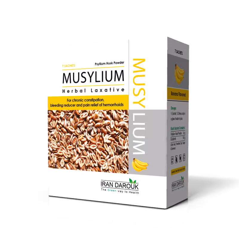 قیمت خرید اینترنتی موسیلیوم با طعم موز ایران داروک ساشه 7 عددی داروخانه آنلاین فارموکسین