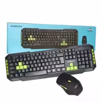 کیبورد ماوس بی سیم گیمینگ ونوس 1233