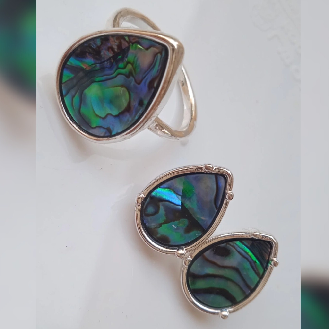گوشواره صدف طبیعی