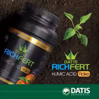 کود هیومیک اسید 2 کیلویی ریچ فرت داتیس تعداد 10عددکارتن 20کیلویی