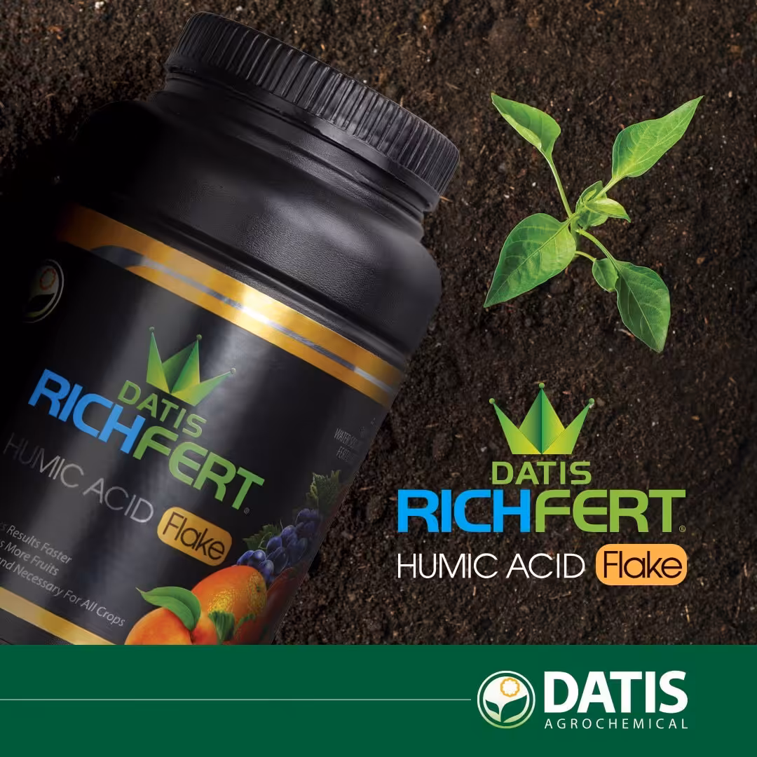 کود هیومیک اسید 2 کیلویی ریچ فرت داتیس تعداد 10عددکارتن 20کیلویی