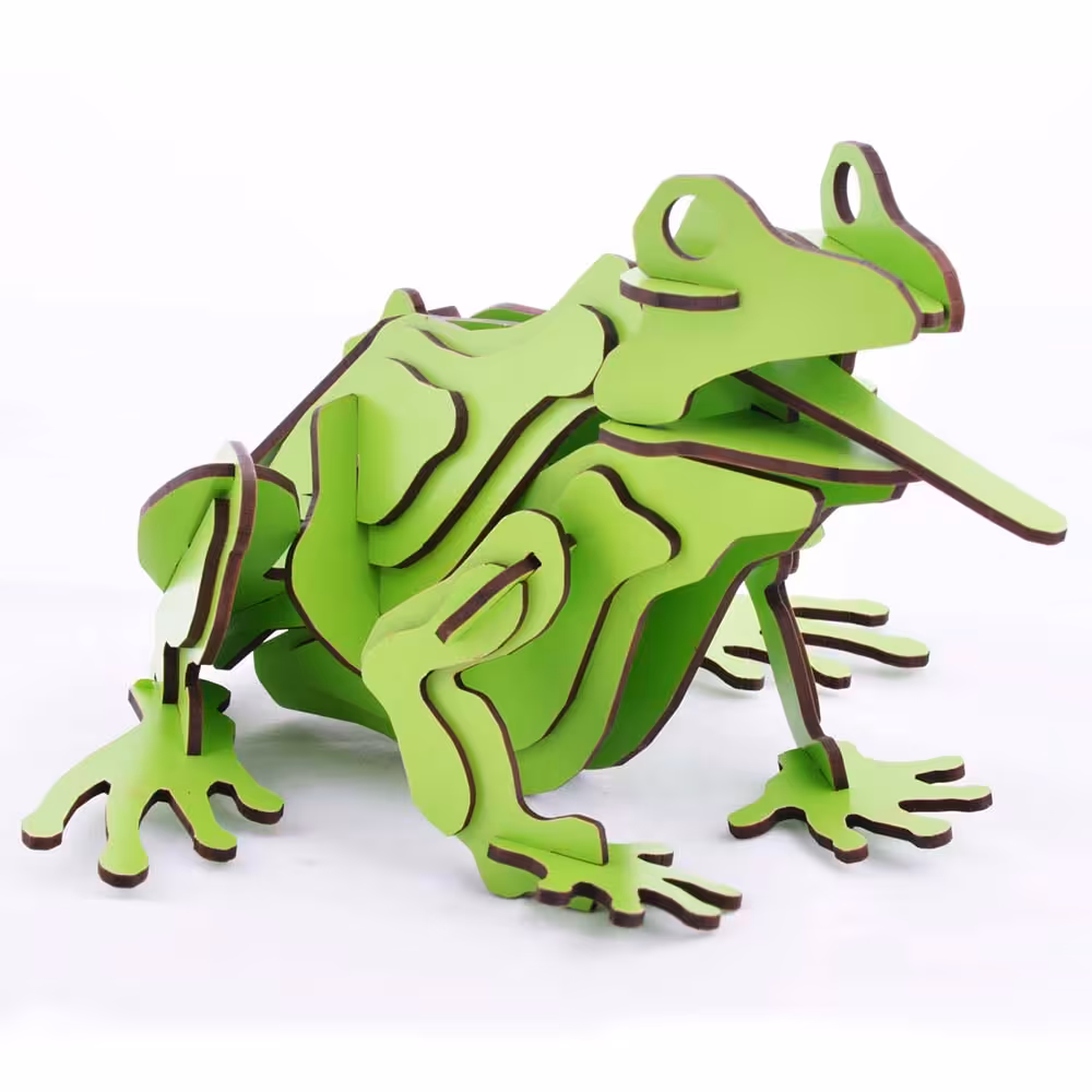 پازل سه بعدی آبان Aban طرح قورباغه