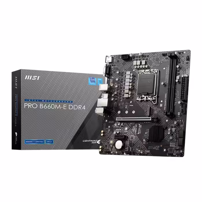 مادربرد ام اس آی MOTHERBOARD MSI PRO B660M E DDR4