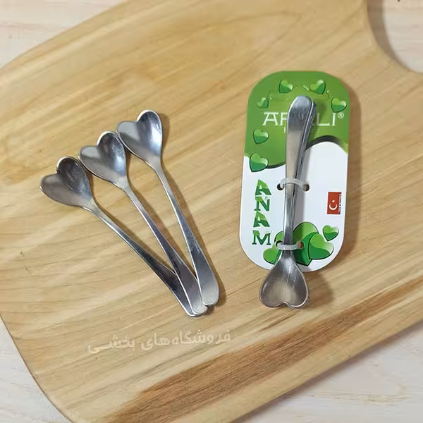 قاشق چای خوری مدل قلب 6 عددی