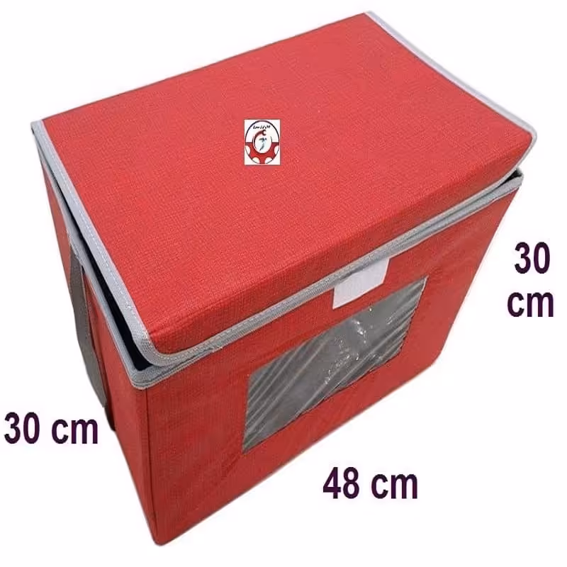 باکس و بقچه لباس و لوازم پنجره دار تاشو و سایز بزرگ HCV-0