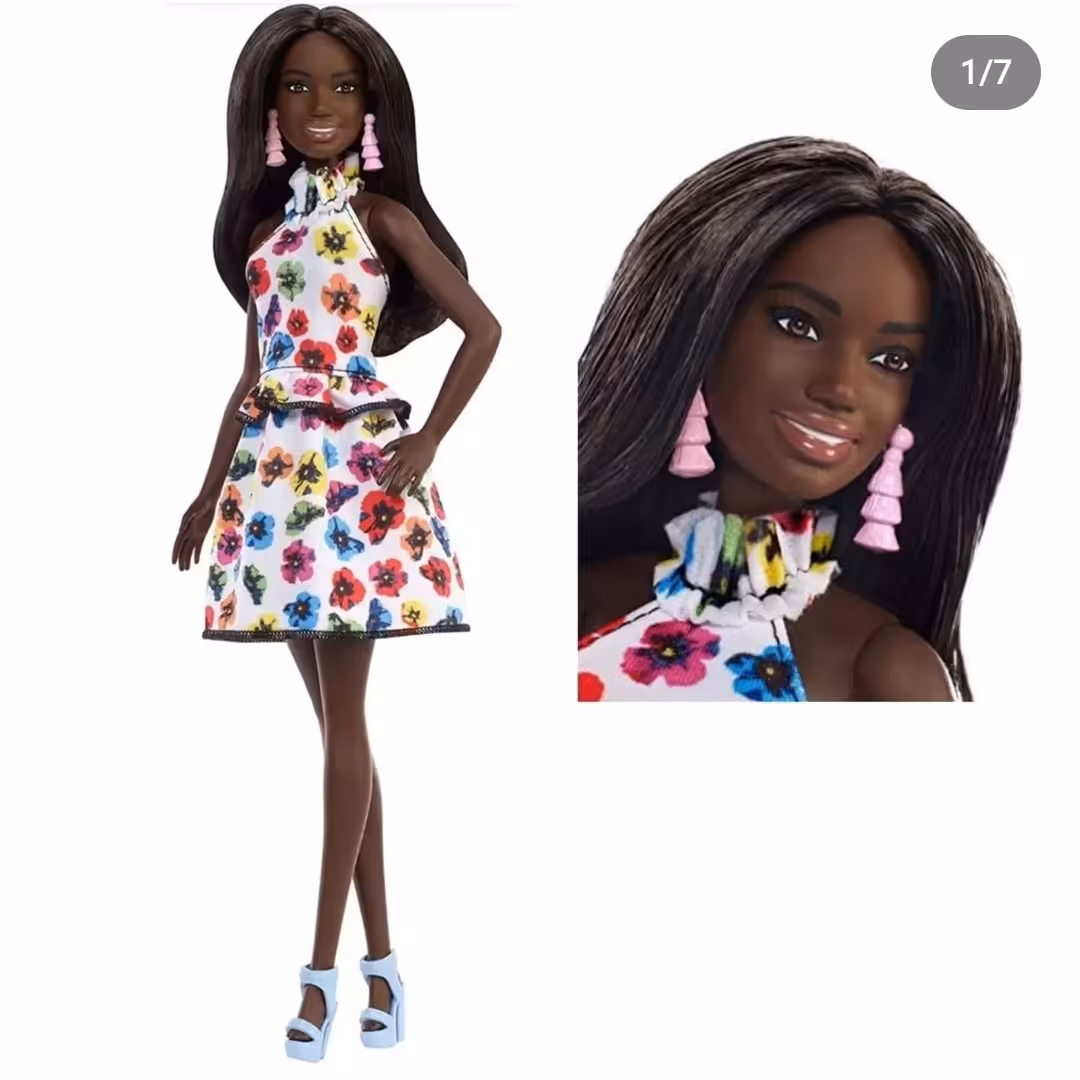 باربی سیاهپوست فشنیستا برند متل با ارسال رایگان و فوری