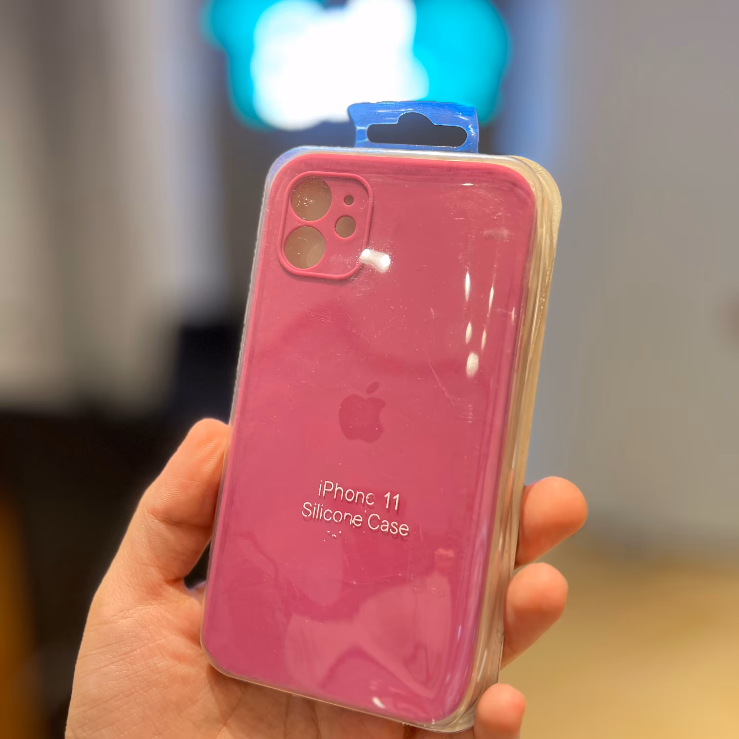 قاب آیفون 11 سیلیکونی اصلی صورتی