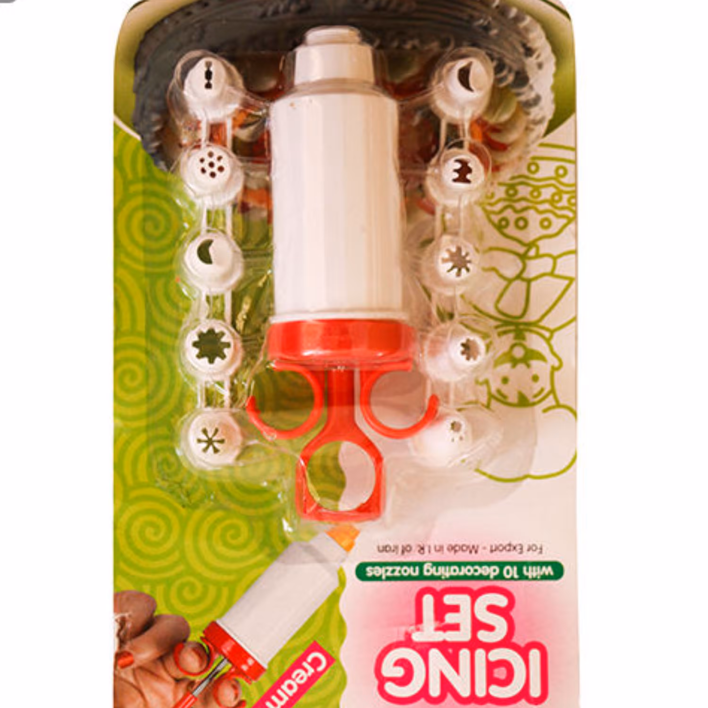 قیف خامه مدل icing set بسته 10عدد