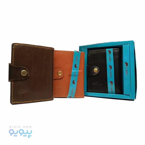 کیف جاکارتی چرم مردانه با جعبه کادویی
