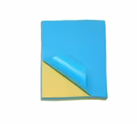 کاغذ پشت چسب دار سایز A4 آبی بسته 100 برگی