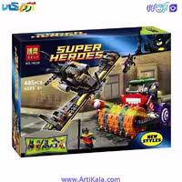 لگو قهرمانان سوپر  استار مدل Super Heroes Steam skating rink of a joker of BELA 10228