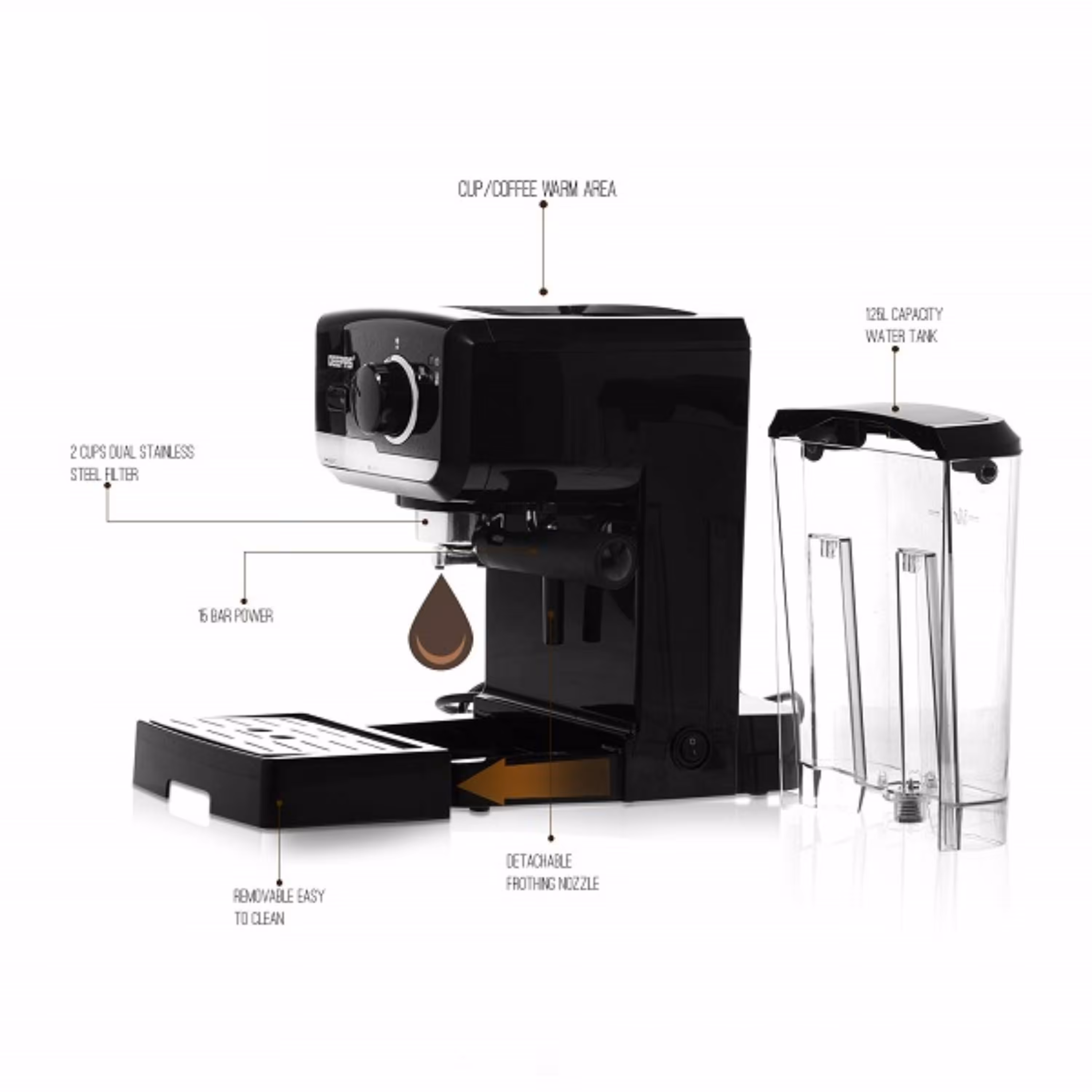 اسپرسوساز جی پاس مدل GCM41507