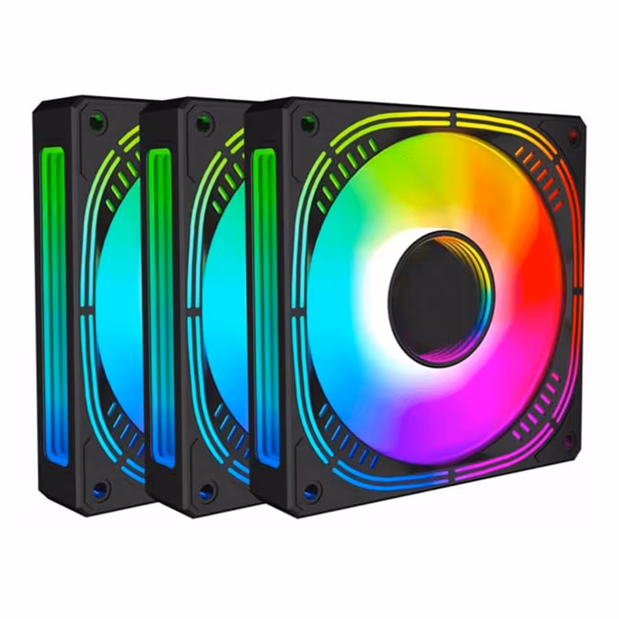 قیمت و خرید فن خنک کننده کیس کامپیوتر لاجی کی مدل F324B 3-in-1 | یاس ارتباط