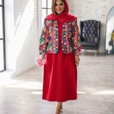 کت سارافون زنانه مدل دلسا.